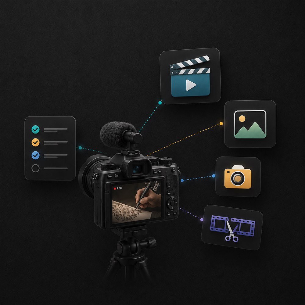 Produzione contenuti in studio